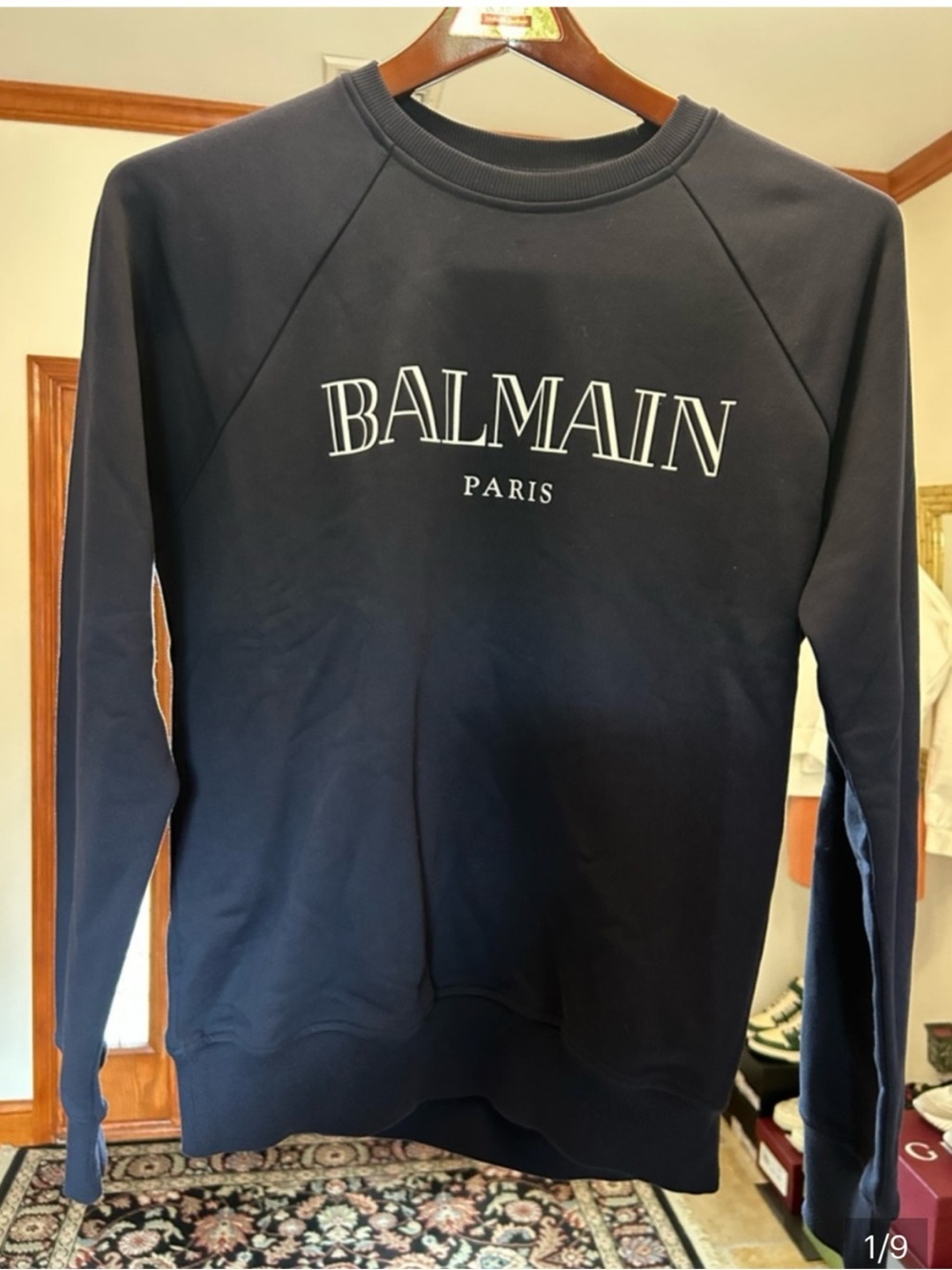 Balmain, Paris, cotton sweatshirt size medium, made in Italy - Picture 2 of 5